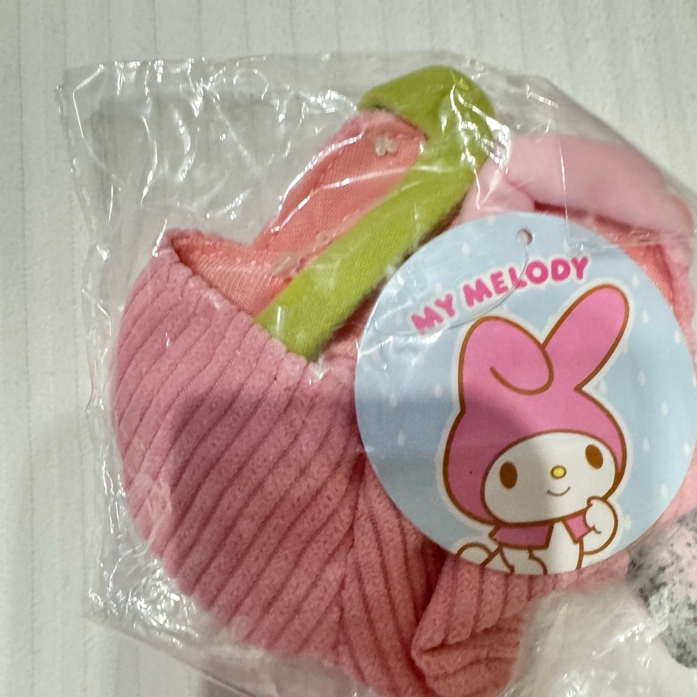 My Melody Pink Plush Toy labubu outfit
